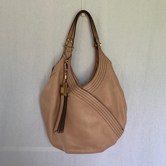 orYANY Handbags - Oryany // Blush Leather Sling Shoulder Bag